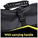 Borsa 4in1 Impermeabile Con Strisce Fluorescenti Trekking Bici 25l Portabottiglie - Foto miniatura 6