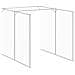 Casetta Cani Corsa Grigio Chiaro 165x1271x181cm Acciaio Zincato - Foto miniatura 6