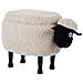Pouf Animaletto Contenitore Sheep Tessuto Beige Chiaro Pecora - Foto miniatura 4