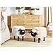 Pouf Animaletto Contenitore Sheep Tessuto Beige Chiaro Pecora - Foto miniatura 1