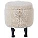 Pouf Animaletto Contenitore Sheep Tessuto Beige Chiaro Pecora - Foto miniatura 6