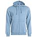 Basic Hoody Full Zip Men Azzurro Xs - Foto miniatura 1