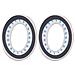 Cuscinetti Auricolari In Pelle Proteica Per Cuffie Bose Quietcomfort 45 White - Foto miniatura 5