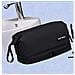 Nuovo Beauty Case Da Uomo Con Struttura In Acciaio A Doppio Strato Black - Foto miniatura 2