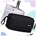 Nuovo Beauty Case Da Uomo Con Struttura In Acciaio A Doppio Strato Black - Foto miniatura 3