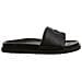 Brenda Slides Ciabatte Pelle Scarpe Donna Nero Eu 36, 7-100800 0100 - Foto miniatura 2