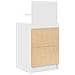 Comodino con 2 Cassetti Bianco 38x34x80 cm - Foto miniatura 2