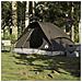 Tenda da Campeggio a Cupola per 2 Persone Marrone Impermeabile - Foto miniatura 2
