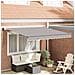 Tenda Retrattile Manuale  Grigio Chiaro 350x250 cm, Tessuto di Ricambio per Tenda  Telaio 3.5x2.5 m Grigio Chiaro - Foto miniatura 2