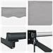 Tenda Retrattile Manuale  Grigio Chiaro 350x250 cm, Tessuto di Ricambio per Tenda  Telaio 3.5x2.5 m Grigio Chiaro - Foto miniatura 8