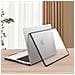 Custodia Protettiva Nera Trasparente Compatibile Con Macbook Air 13 A1932 A2179 A2337 - Foto miniatura 5