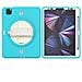 Custodia Per Ipad Mini 6 8.3"" Con Supporto E Tracolla Turchese - Foto miniatura 1