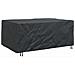 Copertura per mobili da esterno Nero 210 x 130 x 70 cm 210D - Foto miniatura 6