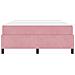 Struttura del letto Rosa e bianco 140 x 190 cm Velluto - Foto miniatura 7