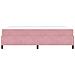 Struttura del letto Rosa e bianco 140 x 190 cm Velluto - Foto miniatura 8