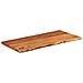 Piano Bagno 120x60x3,8 cm Rettangolare Legno Massello di Acacia - Foto miniatura 3