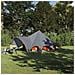Tenda Teepee con tetto Grigio e arancione 600 x 600 x 347 cm - Foto miniatura 2