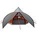 Tenda Teepee con tetto Grigio e arancione 600 x 600 x 347 cm - Foto miniatura 6