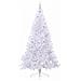 Albero di Natale artificiale Bianco 240 cm PVC e Acciaio - Foto miniatura 4