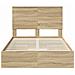 Letto con Contenitore con testiera Rovere Sonoma 120 x 190 cm - Foto miniatura 8