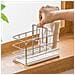 Portaspugna In Acciaio Inossidabile 304 - Organizer Per Lavello Cucina E Bagno - Foto miniatura 4