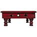 Tavolino In Legno Rosso 33x33x14h - Foto miniatura 2