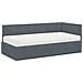 Struttura Letto Angolare con Materasso 2 pcs Grigio Velluto - Foto miniatura 4