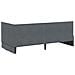 Struttura Letto Angolare con Materasso 2 pcs Grigio Velluto - Foto miniatura 9