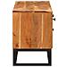 Mobile TV Naturale 110 x 30 x 44 cm Legno di Acacia Massello - Foto miniatura 6