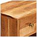 Mobile TV Naturale 110 x 30 x 44 cm Legno di Acacia Massello - Foto miniatura 8