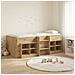 Struttura Letto Loft con Mobile 3 pz Rovere Artigianale - Foto miniatura 2