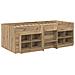 Struttura Letto Loft con Mobile 3 pz Rovere Artigianale - Foto miniatura 3