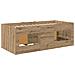 Struttura Letto Loft con Mobile 3 pz Rovere Artigianale - Foto miniatura 5