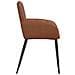Sedie da pranzo 4 pcs Similpelle Marrone 57 x 50 x 85 cm - Foto miniatura 4