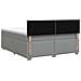 Letto box spring con materasso Grigio Chiaro 180 x 200 cm - Foto miniatura 3