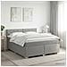 Letto box spring con materasso Grigio Chiaro 180 x 200 cm - Foto miniatura 10