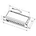 I-PP 12-R6S-10 - Pannello Patch 10'' STP 12 Posti RJ45 Cat. 6 Nero - Foto miniatura 3