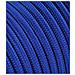 Cavo Elettrico Tondo Rivestito In Tessuto Colorato Blu 50 Metri 2x0,75 Rotondo Per Lampadari, Lampade, Abat Jour, Design. Made In Italy! - Foto miniatura 1