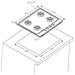 Piano Cottura CHW6BR4WX a Gas 4 Fuochi Gas Colore Inox - Foto miniatura 3