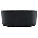Lavandino 36x14 Cm In Ceramica Nero - Foto miniatura 4