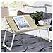 vers Tavolino Vassoio Da Letto Divano Per Notebook Pc Laptop Pieghevole Leggio 65x30cm, Tavolino Colazione Da Letto - Foto miniatura 2