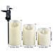 Led Candele Senza Fiamma Candele 4 5 6 Pilastri Reale Cera Di Candela Della Batteria 10 Chiave Telecomando Con 24 Funzione Hour Timer (ivory 3 1)  - Foto miniatura 2