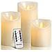Led Candele Senza Fiamma Candele 4 5 6 Pilastri Reale Cera Di Candela Della Batteria 10 Chiave Telecomando Con 24 Funzione Hour Timer (ivory 3 1)  - Foto miniatura 1
