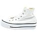 Scarpe Chuck Taylor All Star Platform Hi Lift Taglia 35 Codice 560846c Bianco - Foto miniatura 7
