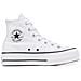 Scarpe Chuck Taylor All Star Platform Hi Lift Taglia 35 Codice 560846c Bianco - Foto miniatura 1