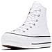 Scarpe Chuck Taylor All Star Platform Hi Lift Taglia 35 Codice 560846c Bianco - Foto miniatura 5