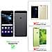 Custodia Compatibile Con Huawei P10 In Nero Marrone - Coperchio Protettiva Con Chiusura Magnetica, Funzione Stand E Tasca Per Le Carte - Foto miniatura 2