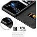 Custodia Compatibile Con Huawei P10 In Nero Marrone - Coperchio Protettiva Con Chiusura Magnetica, Funzione Stand E Tasca Per Le Carte - Foto miniatura 4