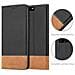 Custodia Compatibile Con Huawei P10 In Nero Marrone - Coperchio Protettiva Con Chiusura Magnetica, Funzione Stand E Tasca Per Le Carte - Foto miniatura 5