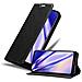 Custodia Compatibile Con Huawei Y6s In Nero Di Notte - Coperchio Protettiva Con Chiusura Magnetica, Funzione Stand E Tasca Per Le Carte - Foto miniatura 1